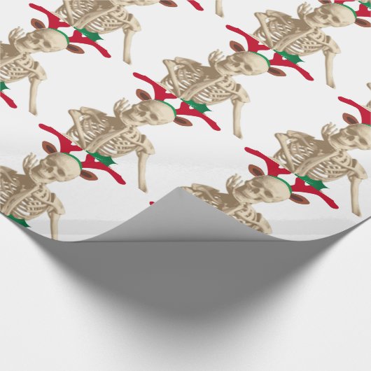 nachtmerrie kerstmis cadeaupapier (Hoek)