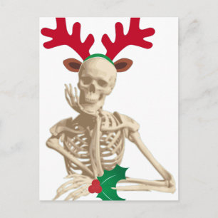 nachtmerrie kerstmis feestdagenkaart