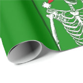 nachtmerrie kerstskelet drink koffiemeeuw cadeaupapier (Rol Hoek)