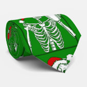 nachtmerrie kerstskelet drink koffiemeeuw stropdas (Opgerold)