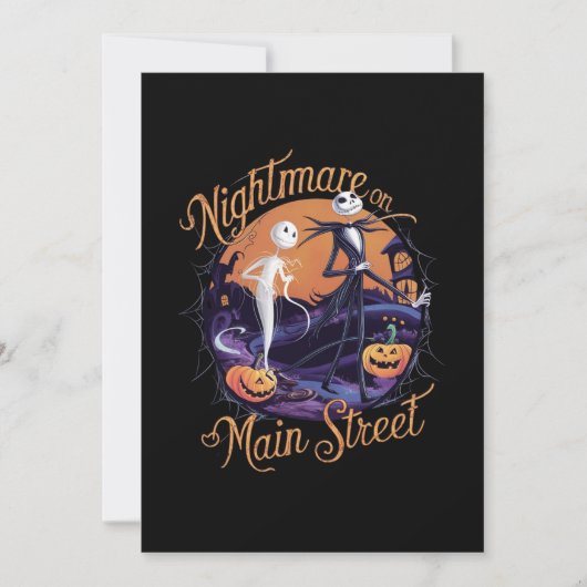 nachtmerrie op Main Street,Halloween Kaart (Voorkant)