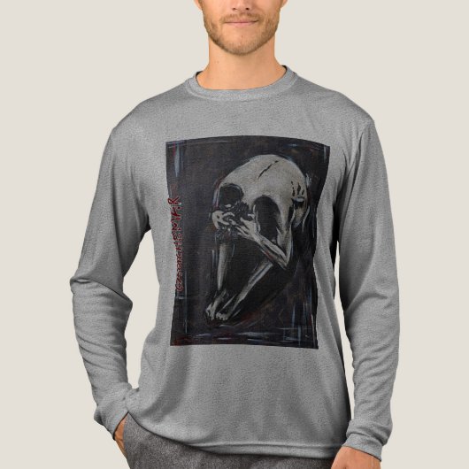 Nachtmerrie Tri-Blend Shirt (Voorkant volledig)