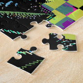 Nachtmerrie van de jaren 80 legpuzzel (Zijkant)