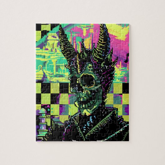 Nachtmerrie van de jaren 80 legpuzzel (Verticaal)