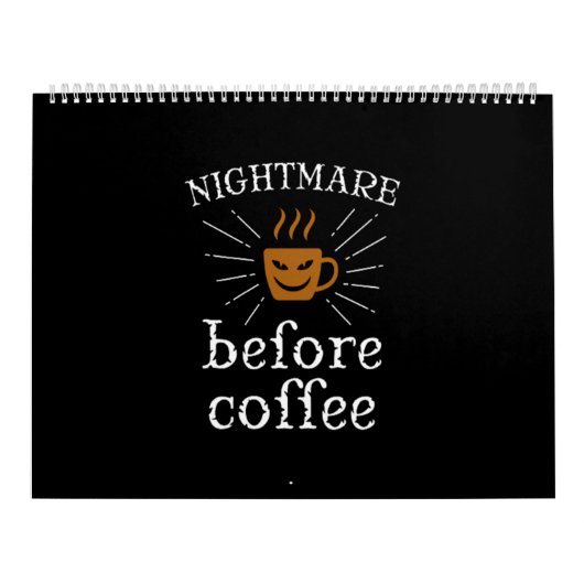 nachtmerrie voor koffie kalender (Hoes)