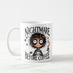 Nachtmerrie voor koffie koffiemok