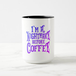 Nachtmerrie voor koffie - model mok