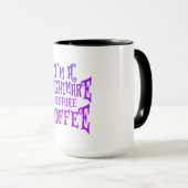 Nachtmerrie voor koffie - model mok (Voorkant rechts)