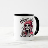 Nachtmerrie voor koffie mok (Voorkant rechts)
