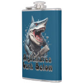 Nachtmerries Lurk Onder cadeau idee Heupfles (Links)