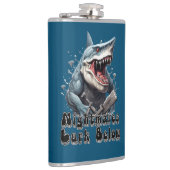 Nachtmerries Lurk Onder cadeau idee Heupfles (Rechts)