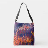 Nachtmerries van een brandweerman. crossbody tas (Achterkant)