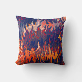 Nachtmerries van een brandweerman. kussen