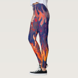 Nachtmerries van een brandweerman. leggings