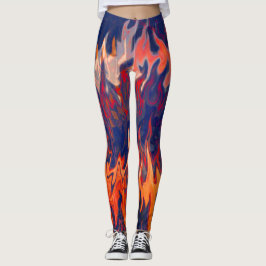 Nachtmerries van een brandweerman. leggings