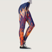 Nachtmerries van een brandweerman. leggings (Rechts)