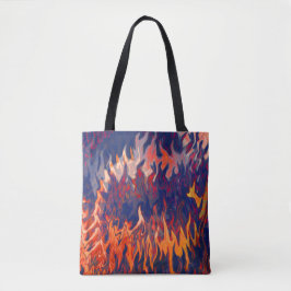 Nachtmerries van een brandweerman. tote bag