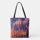 Nachtmerries van een brandweerman. tote bag (Achterkant)
