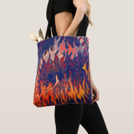 Nachtmerries van een brandweerman. tote bag