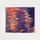 Nachtmerries van een brandweerman. wandkleed (Voorkant (horizontaal))