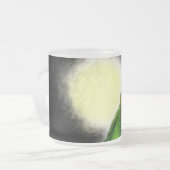 nachtmonster matglas koffiemok (Voorkant links)