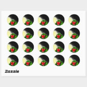 nachtmonster ronde sticker (Vel)