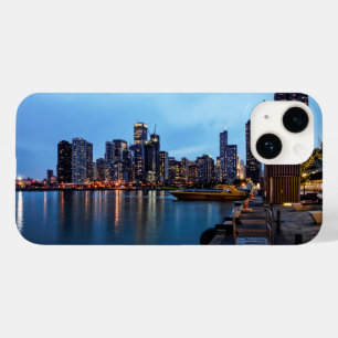 Nachtnacht bij de marine pier Case-Mate iPhone 14 hoesje