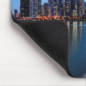 Nachtnacht bij de marine pier muismat (Hoek)