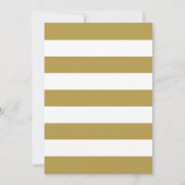 Nachtnacht in Paris Eiffel Tower Gold Sweet 16 ver Kaart (Achterkant)