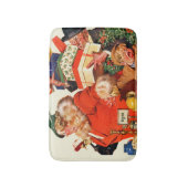 Nachtnacht voor Kerstmis Badmat (Voorkant Verticaal)