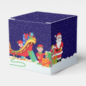 Nachtnacht voor Kerstmis Bedankdoosjes (Voorkant Zijde)