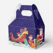 Nachtnacht voor Kerstmis Bedankdoosjes (Voorkant Zijde)