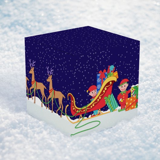 Nachtnacht voor Kerstmis Bedankdoosjes