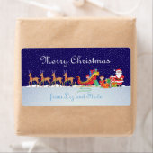 Nachtnacht voor Kerstmis Etiket (Insitu)