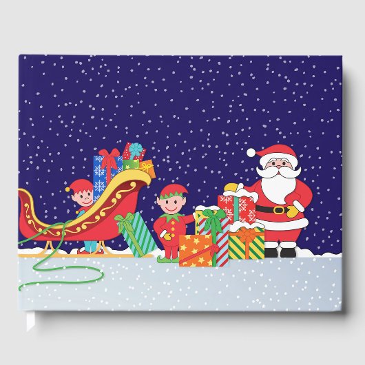 Nachtnacht voor Kerstmis Gastenboek (Voorkant)