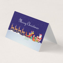 Nachtnacht voor Kerstmis Kaart