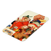 Nachtnacht voor Kerstmis Magneet (Linkerzijde)