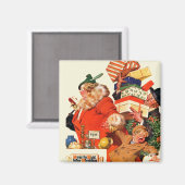 Nachtnacht voor Kerstmis Magneet (Voorkant / Achterkant)