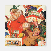 Nachtnacht voor Kerstmis Magneet (Voorkant)