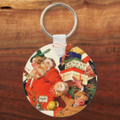 Nachtnacht voor Kerstmis Sleutelhanger (Voorkant)