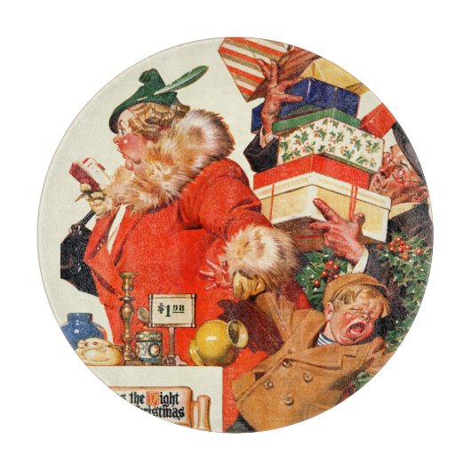 Nachtnacht voor Kerstmis Snijplank (Voorkant)