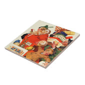 Nachtnacht voor Kerstmis Tegeltje (Zijkant)