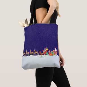 Nachtnacht voor Kerstmis Tote Bag
