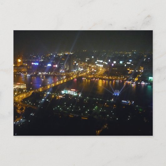 nachtnij van cairo briefkaart (Voorkant)