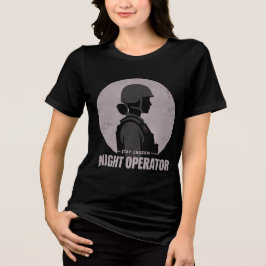 Nachtoperator Vintage Dames Tactische T-shirt