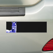 nachtpaard bumpersticker (Op auto)