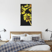 Nachtpalmbomen 16x32 inch canvas afdruk (Insitu (Slaapkamer))