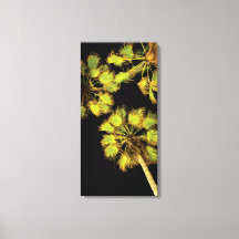 Nachtpalmbomen 16x32 inch