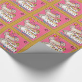 Nachtpapier voor de cartoon van Birthday Mouse Cadeaupapier (Hoek)