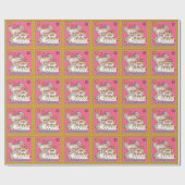 Nachtpapier voor de cartoon van Birthday Mouse Cadeaupapier (Vlak)